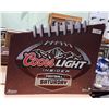 Image 1 : ORIGINAL COORS LIGHT TIN BEER SIGN EMBOSSED