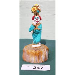 CHARMING RON LEE HAND PAINTED CLOWN FIGURINE