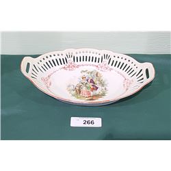 ANTIQUE GERMAN DOUBLE HANDLED BOWL