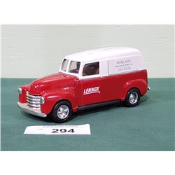 ERTL DIE CAST LENNOX PANEL VAN COIN BANK