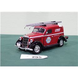 DIE CAST LENNOX DELIVERY SEDAN COIN BANK