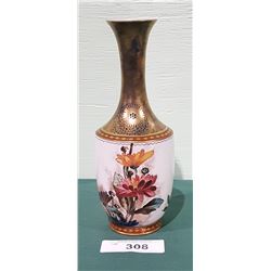 ANTIQUE HANDPAINTED PORCELAIN VASE