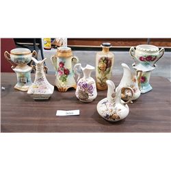 LOT OF VICTORIAN PORCELAIN VASES