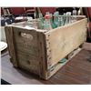 Image 1 : COCA COLA WOOD CRATE W/COCA COLA BOTTLES