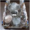 Image 1 : BOX LOT STERLING SILVER OVERLAY GLASS