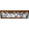 Image 1 : 18 ENGLISH BONE CHINA TEACUPS/SAUCERS