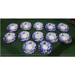 12 ROYAL CROWN DERBY "MIKADO" DESSERT PLATES