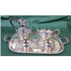 Image 1 : 5 PC SILVER PLATE TEA SERVICE