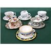Image 1 : SIX BONE CHINA TEACUPS/SAUCERS