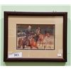 Image 1 : FRAMED COWBOY PRINT BY ARNOLD MOSLEY