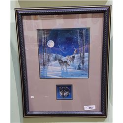 SIGNED LTD ED. CYNTHIE FISHER WOLF PRINT