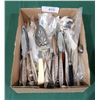 Image 1 : BOX LOT SILVER PLATE FLATWARE