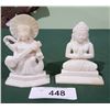 Image 1 : 2 ASIAN CARVED SOAPSTONE FIGURES