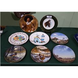 LOT OF 8 COLLECTIBLE CHINA PLATES