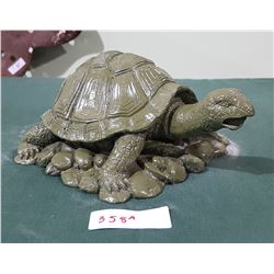 HIGHLY DETAILED CONCRETE TURTLE STATUE