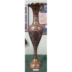 LARGE INDIA BRASS VASE