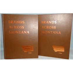 Brands Across Montana, 1984, 2 vols., near fine