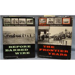 2 books: Huffman, L. A., Before Barbed Wire & The Frontier Years, Holt, dj