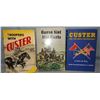 Image 1 : 3 books on Custer, Troops With Custer, Brinningstool, 1st, signed, 1952, dj; Custer and the Great Co
