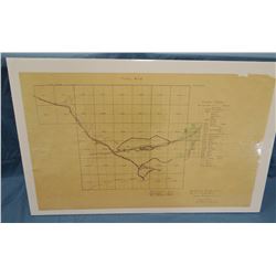 1939 Yogo Creek Placer claims map