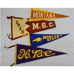 MSC and U of M vintage pennants, 1915