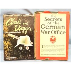 2 Nazi WWII books: Graves, Dr. Arngaard, The Secrets of German War Office and Ford & McBain, Cloak &