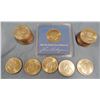 Image 1 : 46 Eisenhower dollars, clad