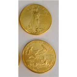 1998 $50 Gold Eagle, 1 oz. fine gold, appear to be BU