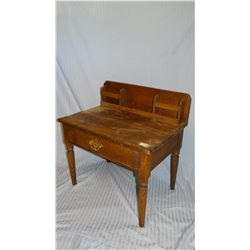 Child’s wooden desk, 24” h x 25” w