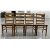 Image 1 : (4) Maple dining chairs