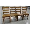 Image 2 : (4) Maple dining chairs