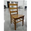 Image 3 : (4) Maple dining chairs