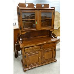 Alder kitchen buffet, 73” w x 45” h
