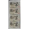 Image 1 : Uncut Sheet of (4) State of Louisiana Baby Bond Obsolete Notes