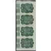 Image 2 : Uncut Sheet of (4) State of Louisiana Baby Bond Obsolete Notes