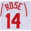 Image 2 : Cincinnati Reds Pete Rose Autographed Jersey With Stats