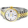 Image 4 : Rolex Mens 2 Tone 14K MOP Diamond 36MM Datejust Wristwatch