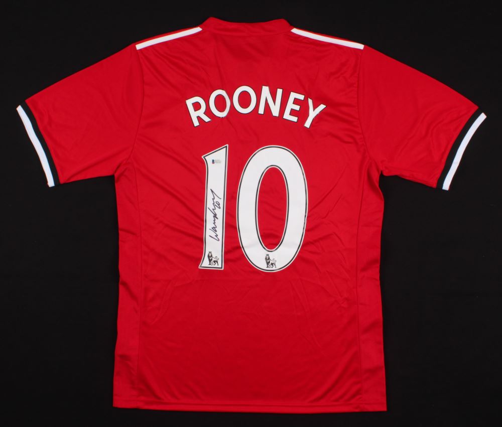 wayne rooney signed jersey