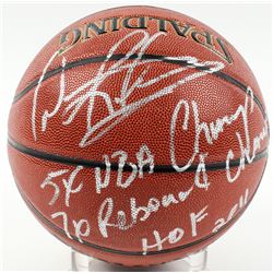 Dennis Rodman Signed Basketball with Multiple Inscriptions (Schwartz COA)