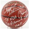 Image 1 : Dennis Rodman Signed Basketball with Multiple Inscriptions (Schwartz COA)