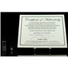 Image 3 : NWA 11303 Lunar Meteorite Slice, Lunar Dust, and Charlie Duke Signed Photograph