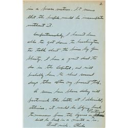 Charles Lindbergh Autograph Letter Signed