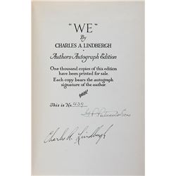 Charles Lindbergh Signed Book