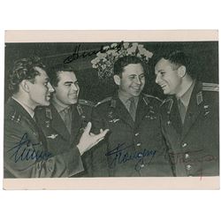 Cosmonauts Signed Photograph