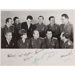 Cosmonauts Signed Photograph
