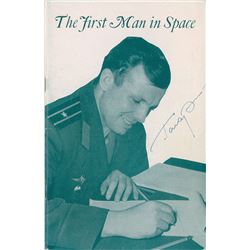 Yuri Gagarin Signed Booklet