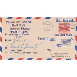 Pete Everest Bell X-2 First Flight Cover
