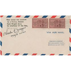 Chuck Yeager Bell X-1A Flown Cover