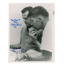 Wally Schirra and Gordon Cooper Signed Photograph