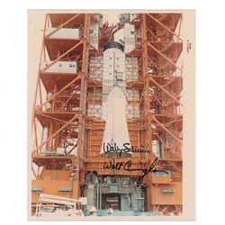 Wally Schirra and Walt Cunningham Signed Photograph